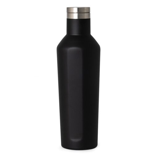 Garrafa Personalizada Inox 520Ml - Preto/Inox
