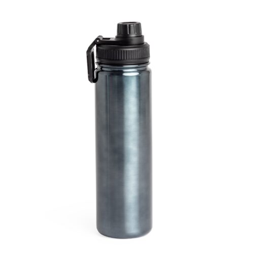Garrafa Personalizada Inox 650Ml Chumbo Preto - Chumbo /Preto