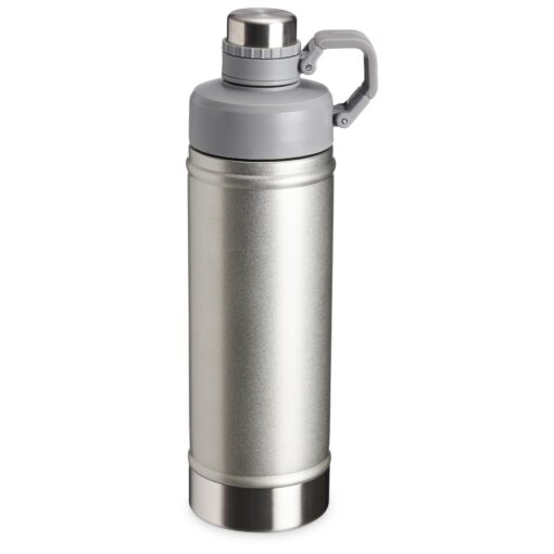 Garrafa Personalizada Inox 700Ml - Prata/Cinza