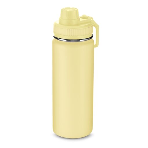 Garrafa Personalizada Inox 570Ml - Amarelo/Inox