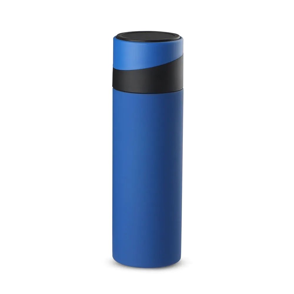 GARRAFA TÉRMICA APOIO PARA CELULAR SPX-14785 NA COR AZUL