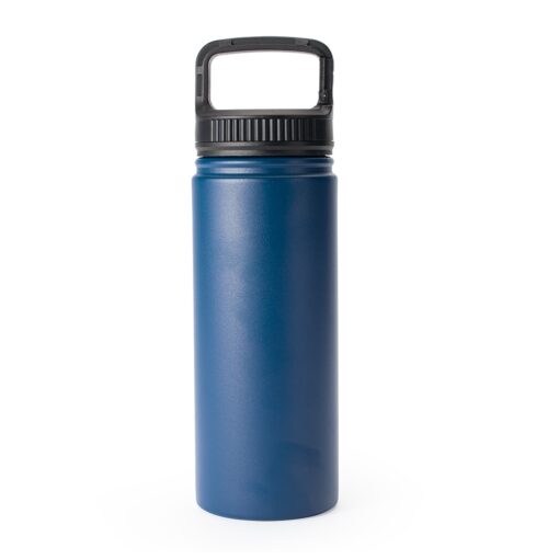 Garrafa Personalizada Inox 500Ml - Inox/Preto SPX-15237-AZU