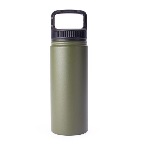 Garrafa Personalizada Inox 500Ml - Verde/Preto