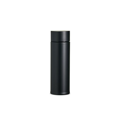 Garrafa Personalizada Inox 320Ml - Preto | Brindes Brasil