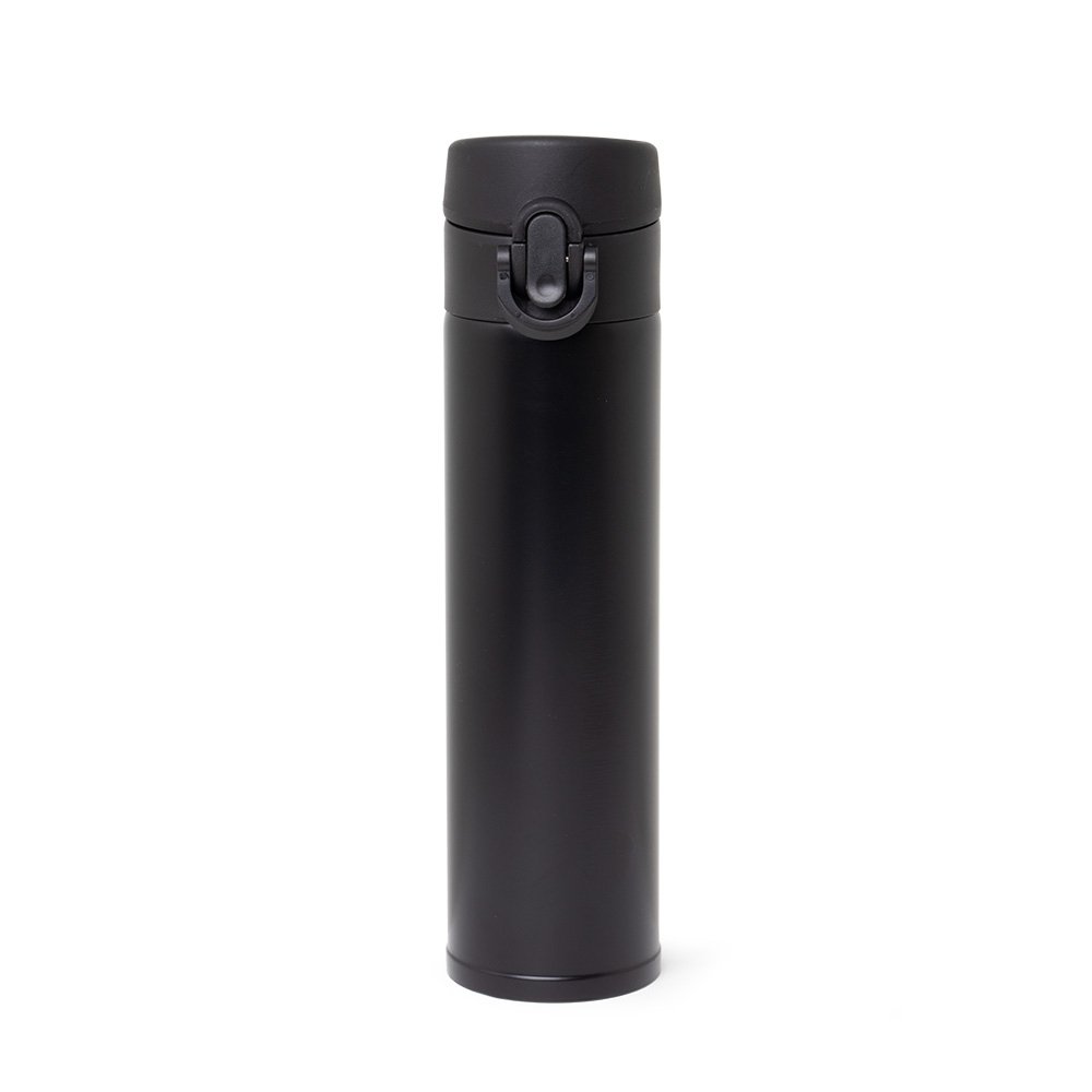 GARRAFA TÉRMICA INOX 340ML SPX-15023 NA COR PRETO
