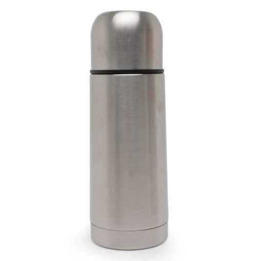 Garrafa Personalizada Térmica Inox 350Ml C/ Capa na cor inox