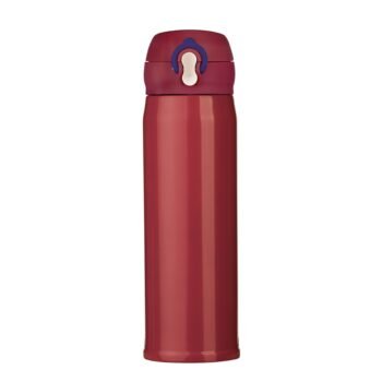 GARRAFA TÉRMICA INOX 400ML SPX-02111G-VM NA COR VERMELHO