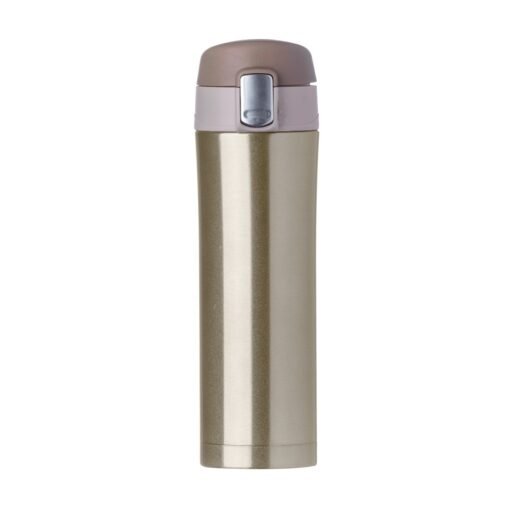 GARRAFA TÉRMICA 450 ML C/ TRAVA SPX-02087B-DOU NA COR DOURADO