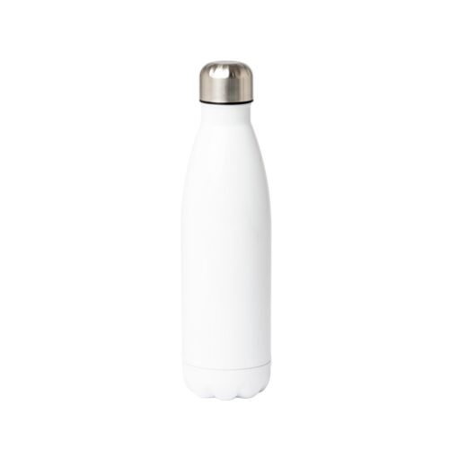 Garrafa Personalizada Inox 500Ml - Branco/Inox SPX-14604B-BCO