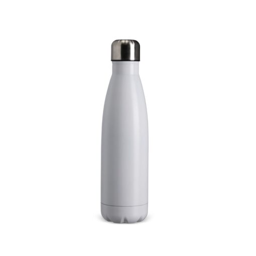 Garrafa Personalizada Inox 500Ml - Branco/Inox SPX-08331-BCO