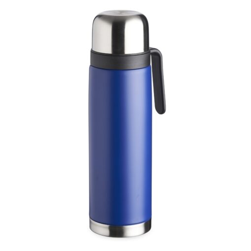 Garrafa Personalizada Inox 900Ml - Azul/Inox