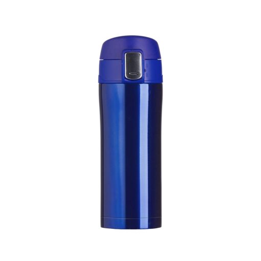 Garrafa Personalizada Metálico 320Ml - Azul | Brindes Brasil