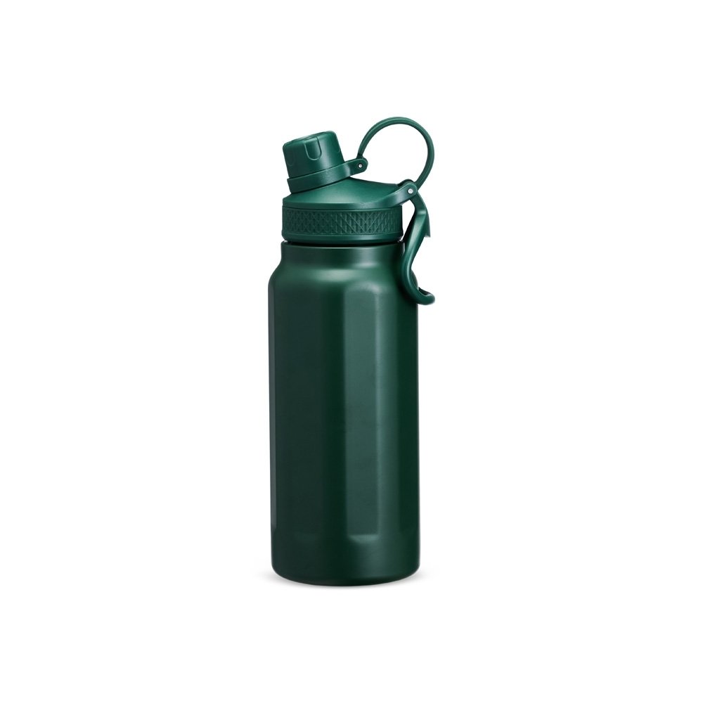 GARRAFA TÉRMICA COM ALÇA 750ML SPX-18903 NA COR VERDE