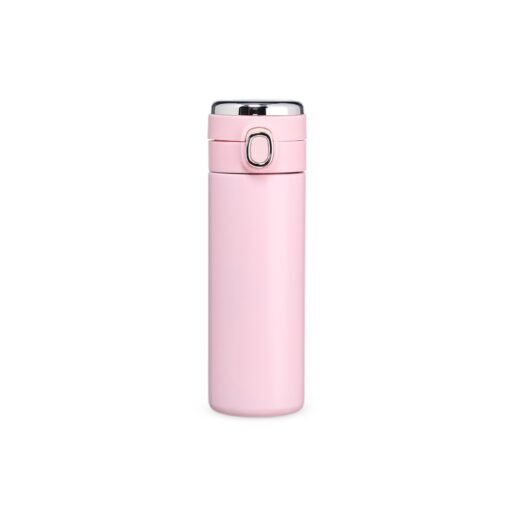 GARRAFA TÉRMICA EM INOX 400ML SPX-P@18779-ROS NA COR ROSA