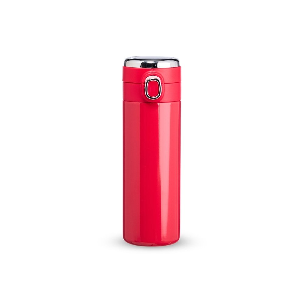GARRAFA TÉRMICA EM INOX 400ML SPX-$@18779 NA COR VERMELHO
