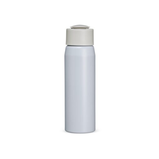 Garrafa Personalizada De Alumínio 600Ml na cor cinza