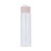 Garrafa Personalizada Vidro 330Ml - Transparente/Rosa