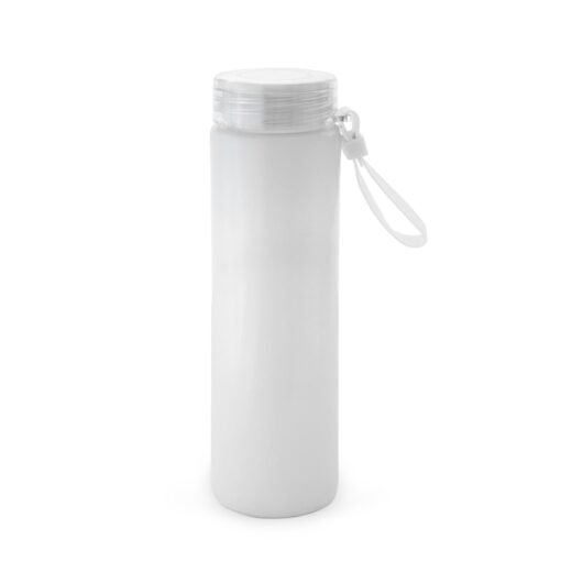Garrafa Personalizada Vidro 400Ml - Branco | Brindes Brasil