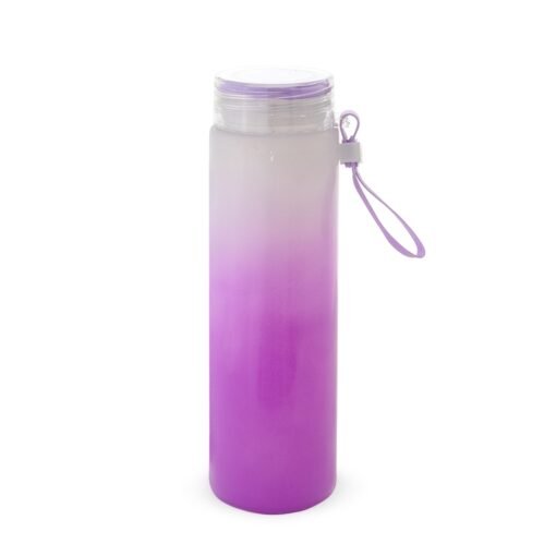 Garrafa Personalizada Vidro 400Ml - Roxo | Brindes Brasil