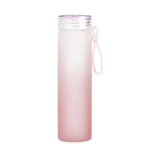 Garrafa Personalizada Vidro 450Ml - Rosa | Brindes Brasil