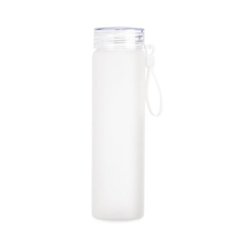 Garrafa Personalizada Vidro 470Ml - Branco | Brindes Brasil