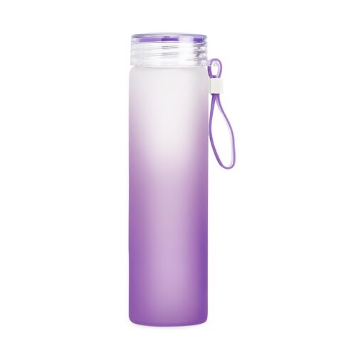 Garrafa Personalizada Vidro 450Ml - Roxo | Brindes Brasil