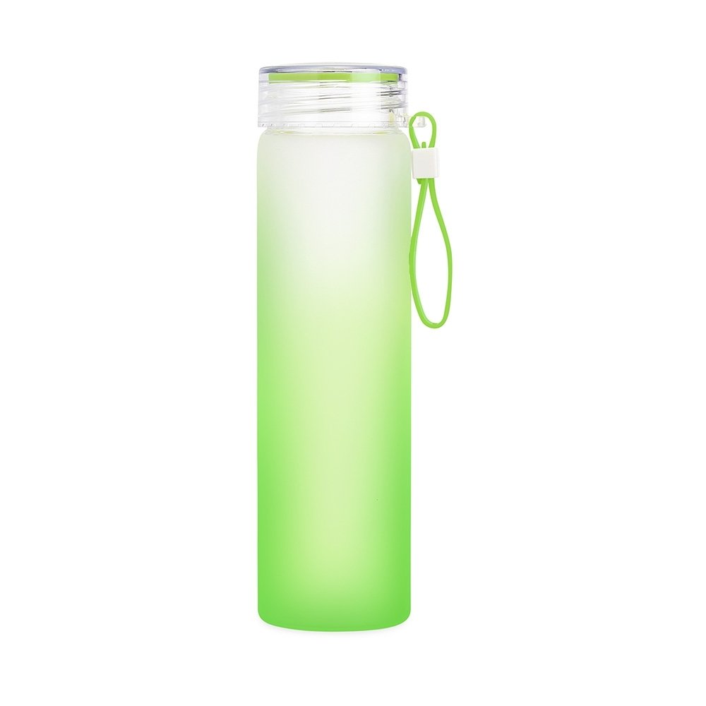 GARRAFA DE VIDRO 470ML SPX-08765 NA COR VERDE