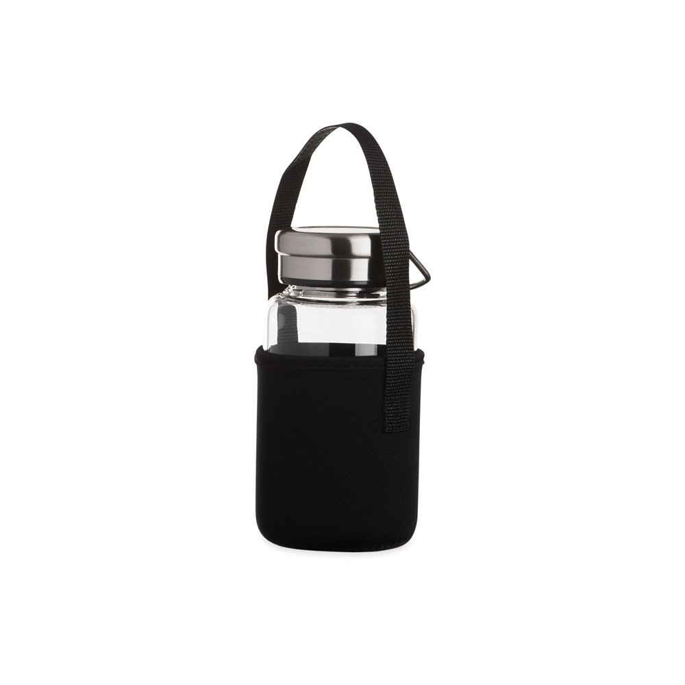 GARRAFA 650ML EM VIDRO BOROSSILICATO C/ INFUSOR SPX-05078 NA COR BRANCO