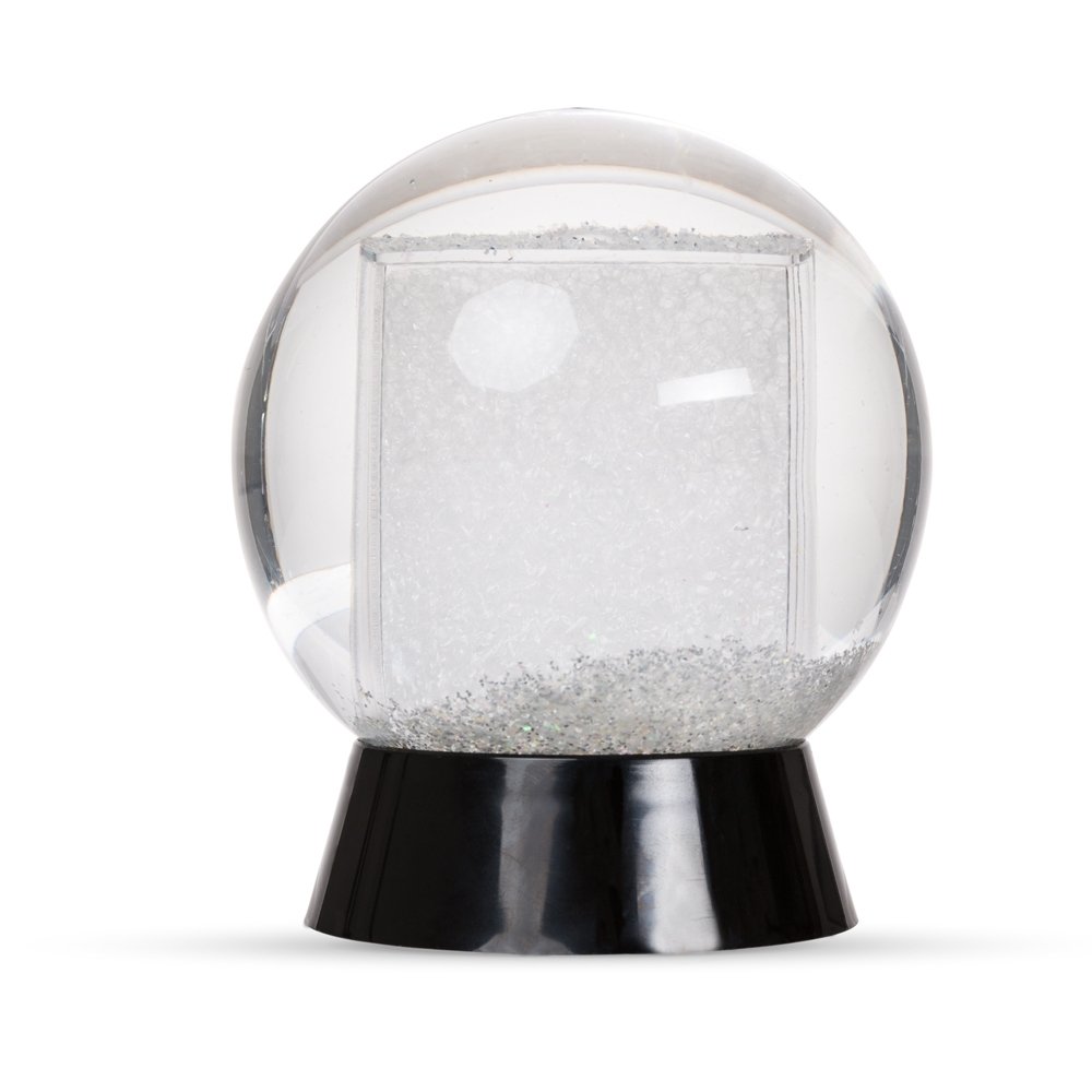 GLOBO DE NEVE EM PLÁSTICO  SPX-13823 NA COR BRANCO