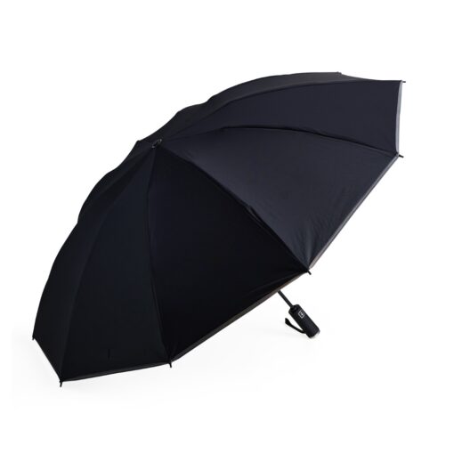 Guarda-Chuva Personalizado Vidro - Preto/Prata