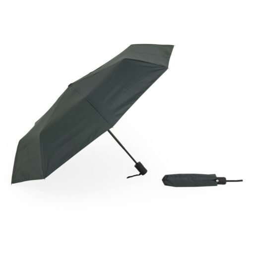 Guarda-Chuva Personalizado Para Empresas Automático - verde com detalhes em preto