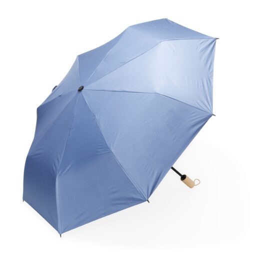 Guarda-Chuva Personalizado Nylon - Azul/Madeira SPX-05045-AZC