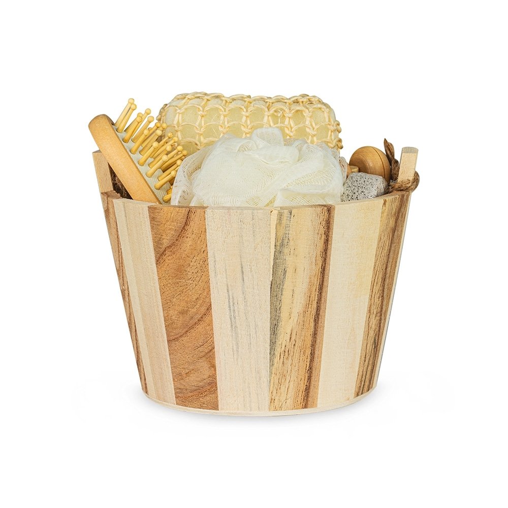 KIT BANHO 6 PÇS SPX-15228 NA COR BAMBU