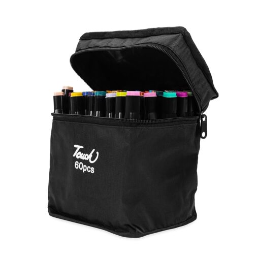 Kit Canetas Personalizado Plástico - Colorido SPX-08329-60-COL