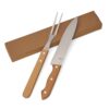Kit Churrasco Personalizado - Madeira/Marrom