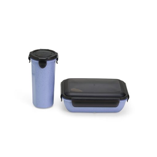 Kit Copo Personalizado Bambu 500Ml - Roxo/Preto