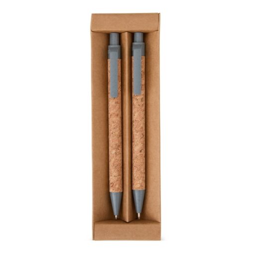 Kit Ecológico Personalizado Bege Chumbo - Bege/Chumbo