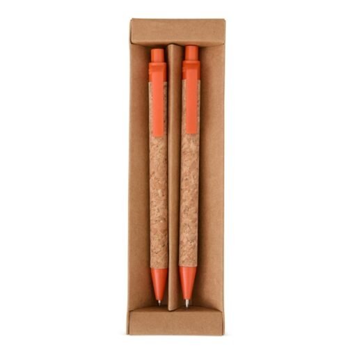 Kit Ecológico Personalizado - Bege/Laranja | Brindes Brasil