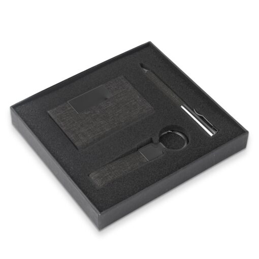 Kit Executivo Personalizado Metálica - Preto SPX-15173-PRE