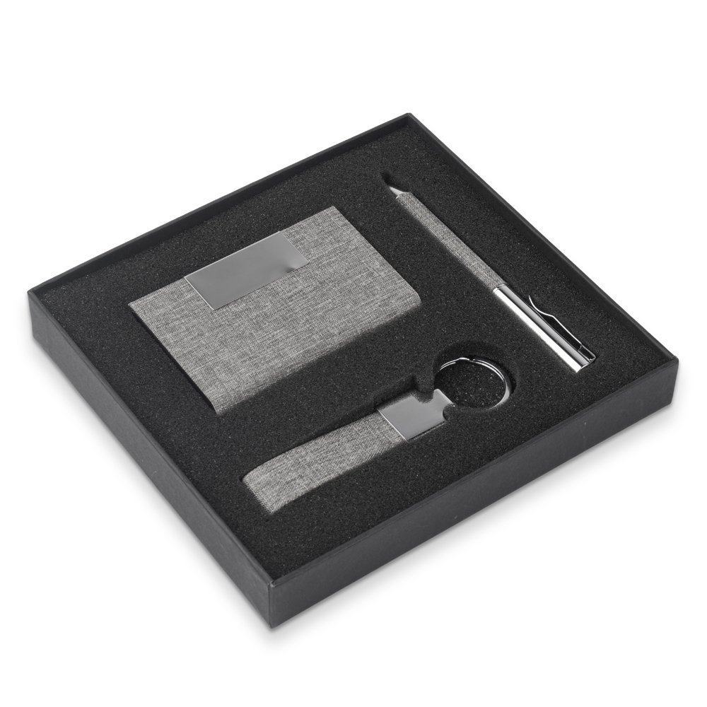 KIT EXECUTIVO 3 PEÇAS SPX-15173-CIN NA COR CINZA