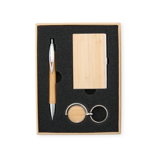 Kit Executivo Personalizado Bambu - Colorido
