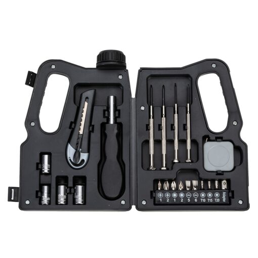 Kit Ferramenta Personalizado Plástico - Preto SPX-14012-PRE