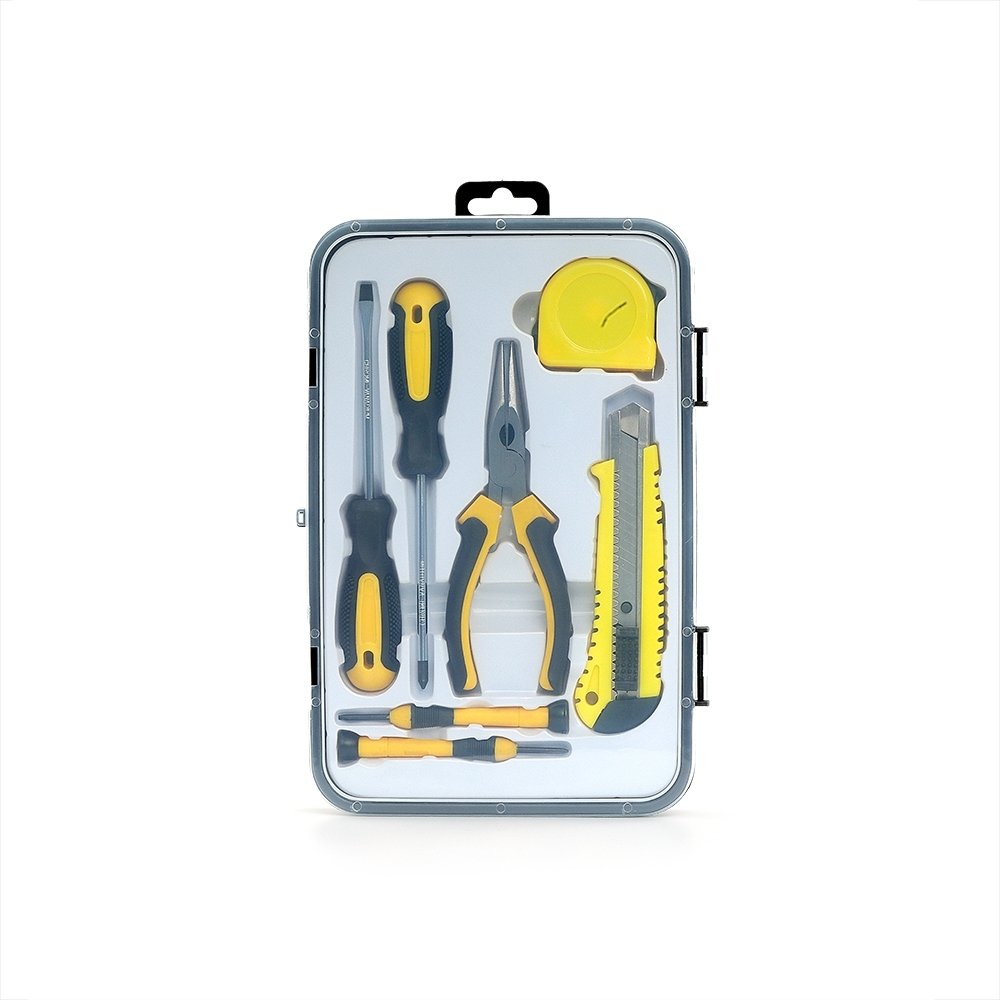 KIT FERRAMENTA 7 PEÇAS SPX-02050 NA COR PRETO