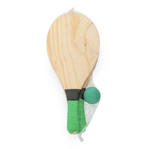 Kit Frescobol Personalizado Plástica - Verde SPX-14280-VD