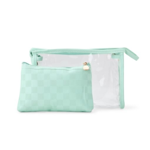 Kit Nécessaire Personalizado Couro Sintético - Verde