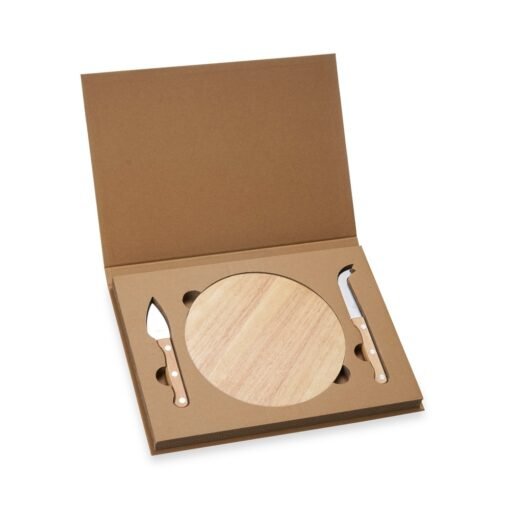 Kit P/ Queijo 3 Pçs para Empresas em Itatiba – Marrom