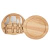 Kit Queijo Personalizado Bambu - Madeira/Inox SPX-08542-MAD