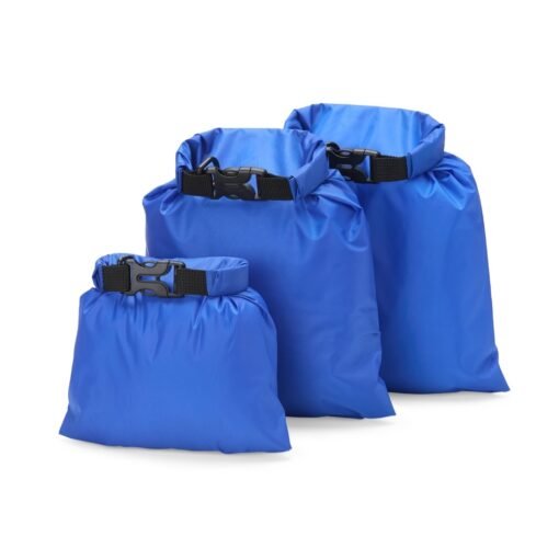 Kit Saco Personalizado Nylon - Azul | Brindes Brasil
