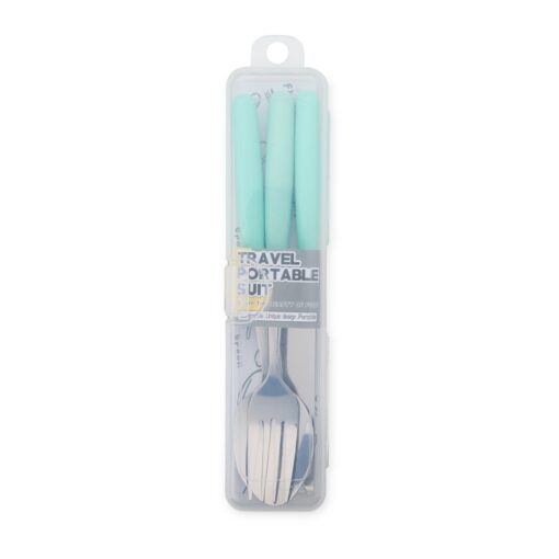 Kit Talheres Personalizado Plástico - Verde | Brindes Brasil