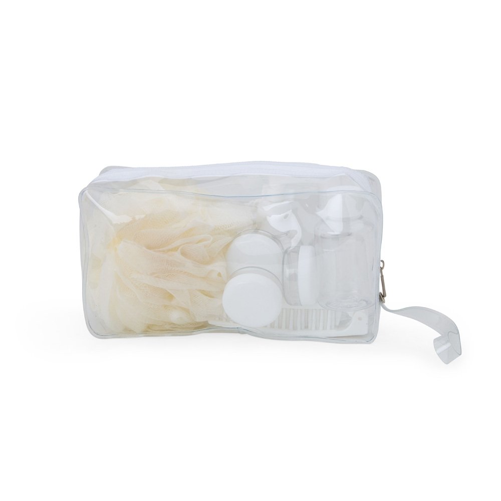 KIT VIAGEM 10 PEÇAS SPX-18928 NA COR BRANCO